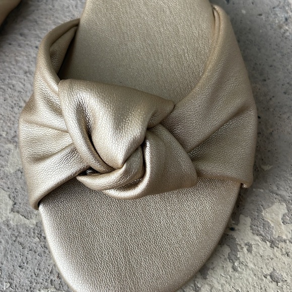 Brand new Lauren Conrad, gold knotted flats - Picture 2 of 8